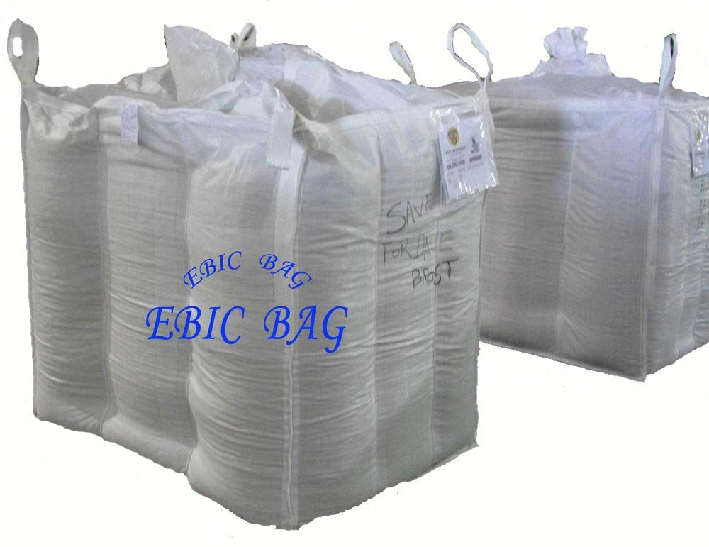 Customized PP Plastic Flecon Container Building Material Sand Baffle Super Sack Sling Ton Jumbo Bulk FIBC Q Fertilizer Cement Printed Woven Big Bag