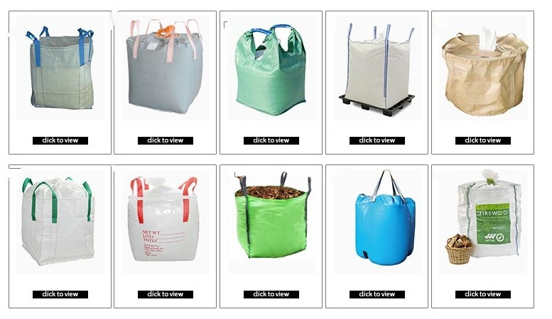 100% PP Bulk Big Plastic FIBC 1000kg Jumbo Ton Bags for Sand Silica Stone Mine Mineral Lime Sand Chemcial Industry