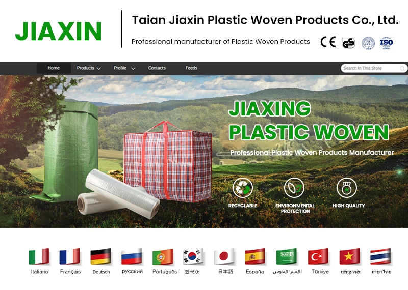 Jiaxin Ton Bag China PP Jumbo Bag Manufacturing Customize Size PP Woven Big Bag Transport 1000kg 1 Ton Bags Industrial Bulk Packaging Bag/Empty Ton Bags