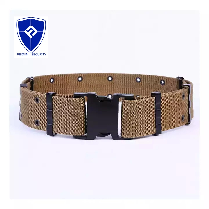 Duty Fabric Nylon Tactical Belt Security PP Custom Canvas Belt Outdoor Weaving Webbing S External Belt