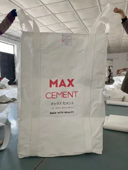 FIBC Recycle PP 1000kg 1 Ton Jumbo Bag Dimension Manufacturers Bulk Bag for Sand and Transport
